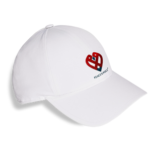 White Embroidered Caps