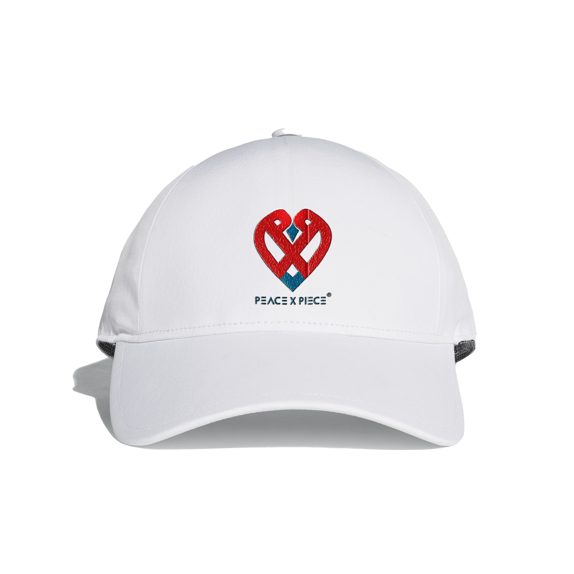 White Embroidered Caps